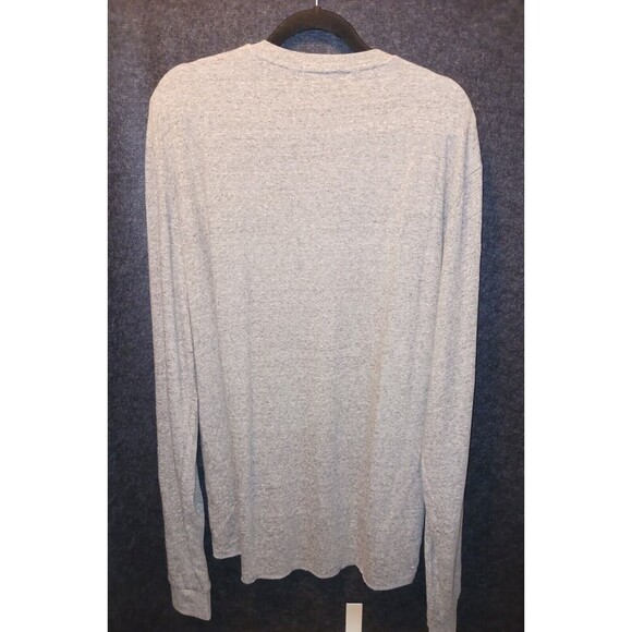 Marine Layer Double Knit Long Sleeve Henley Heather Gray XL Men's 13727 NWT $78 - Picture 5 of 8